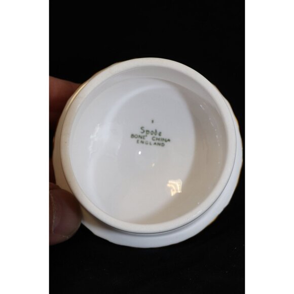Vintage Spode Midas Bone China England 7 1/8" Coffee Pot and Lid Y8157 Gold Rib - Picture 5 of 5